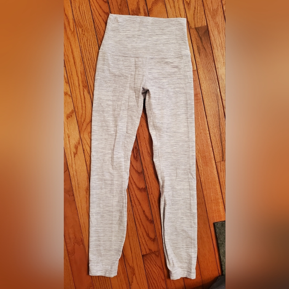 Lululemon Striped Yoga Pants 2 - Picture 2 of 11